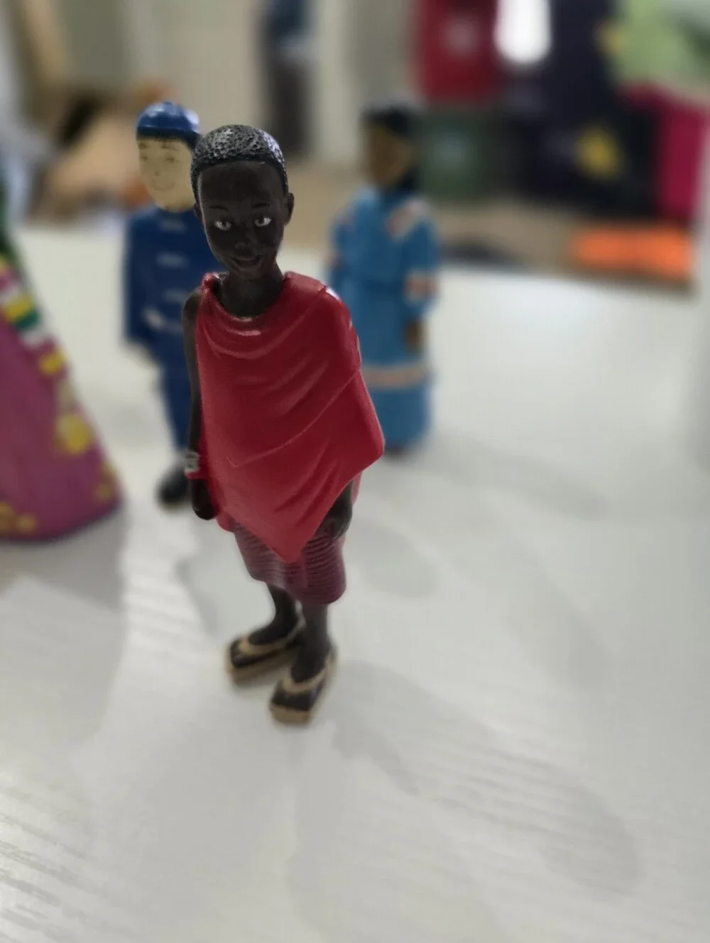 Lakeshore Learning Community Multicultural People Of The World Figurines. 9 Used